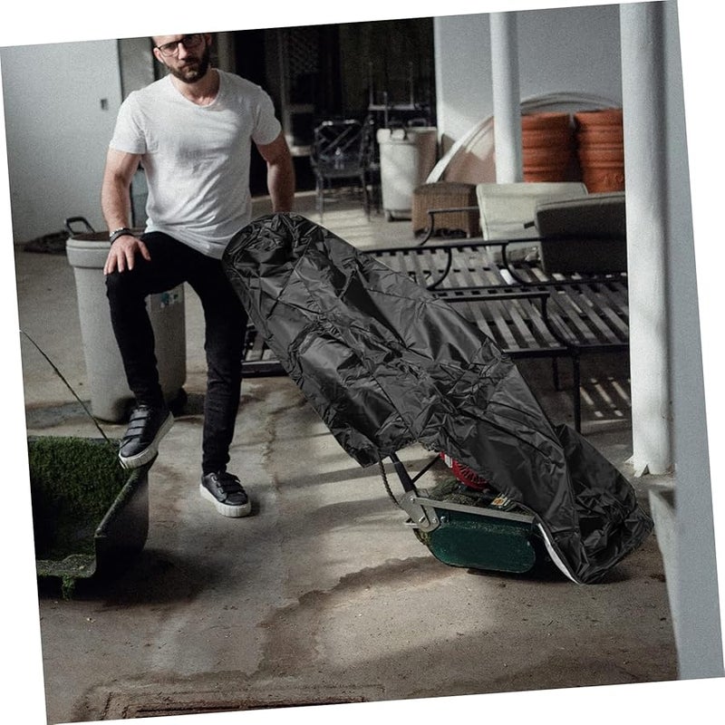 Lawn Mower Cover Outdoor Waterproof UV Protection Heavy Duty Polyester - Image 5